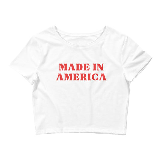 Made In America Crop Tee